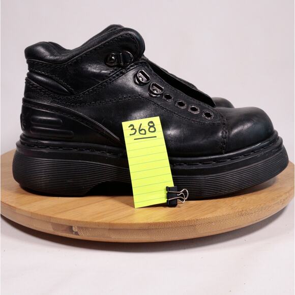 Dr Martin Combat Ankle Boot Walking Shoes Women 6 Black - Picture 14 of 15